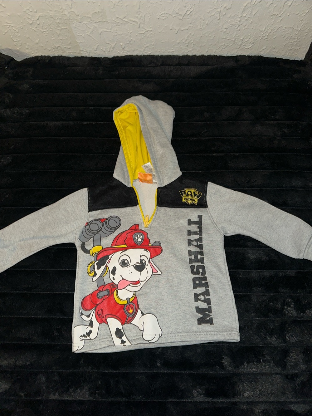 Nickelodeon Paw Patrol Marshall Hoodie - Gray, Red & Yellow